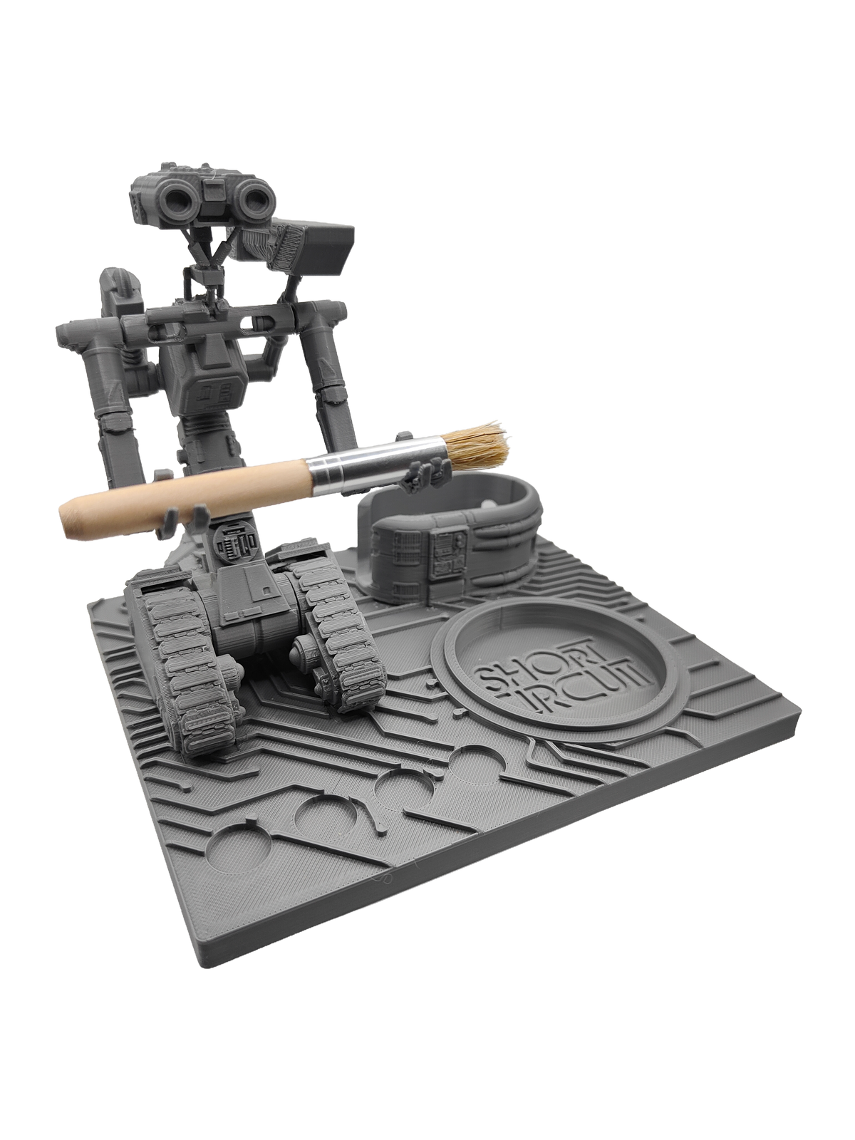 Johnny 5 Short Circuit Inspired 3d Printed Vape Stand For Various Devices