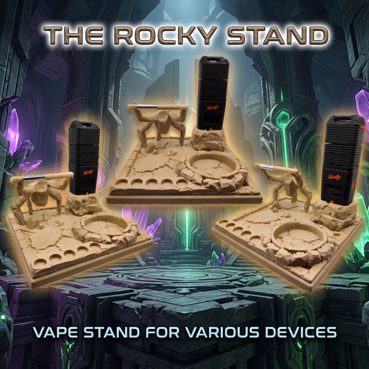 Rocky Inspired 3d Printed Vape Stand For Various Devices