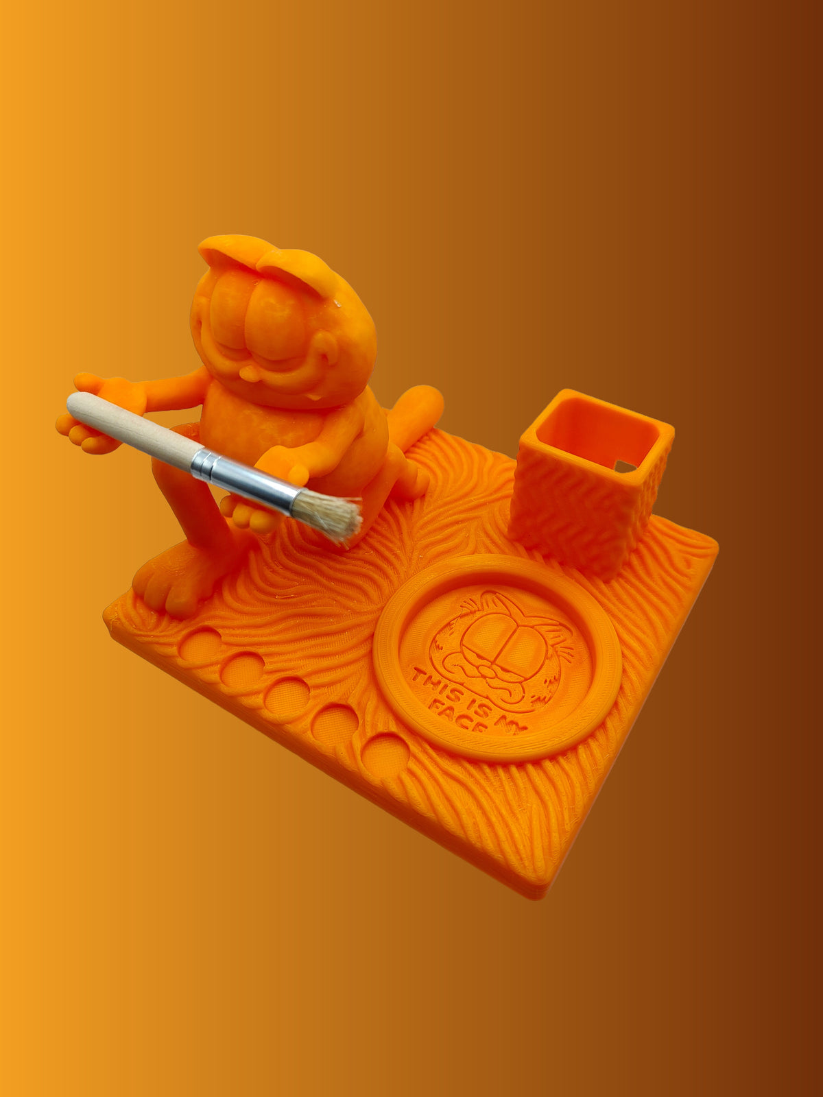 Garfield Inspired 3d Printed Stand For Various Devices