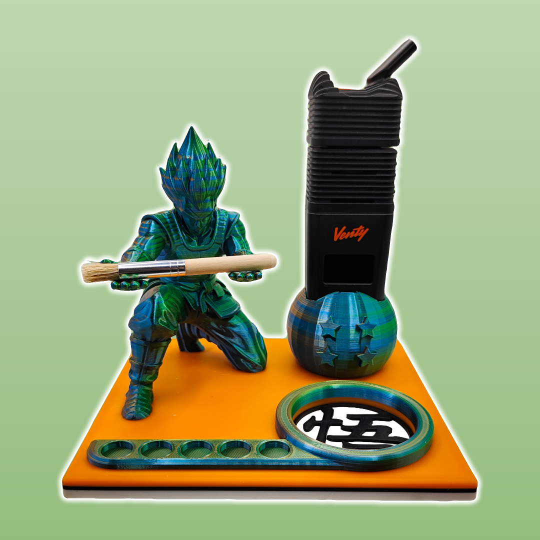 Vegeta Inspired Premium 3d Printed Vape Stand For Various Devices