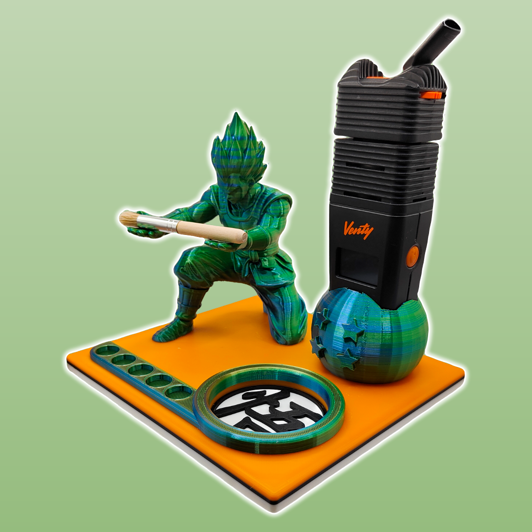 Vegeta Inspired Premium 3d Printed Vape Stand For Various Devices