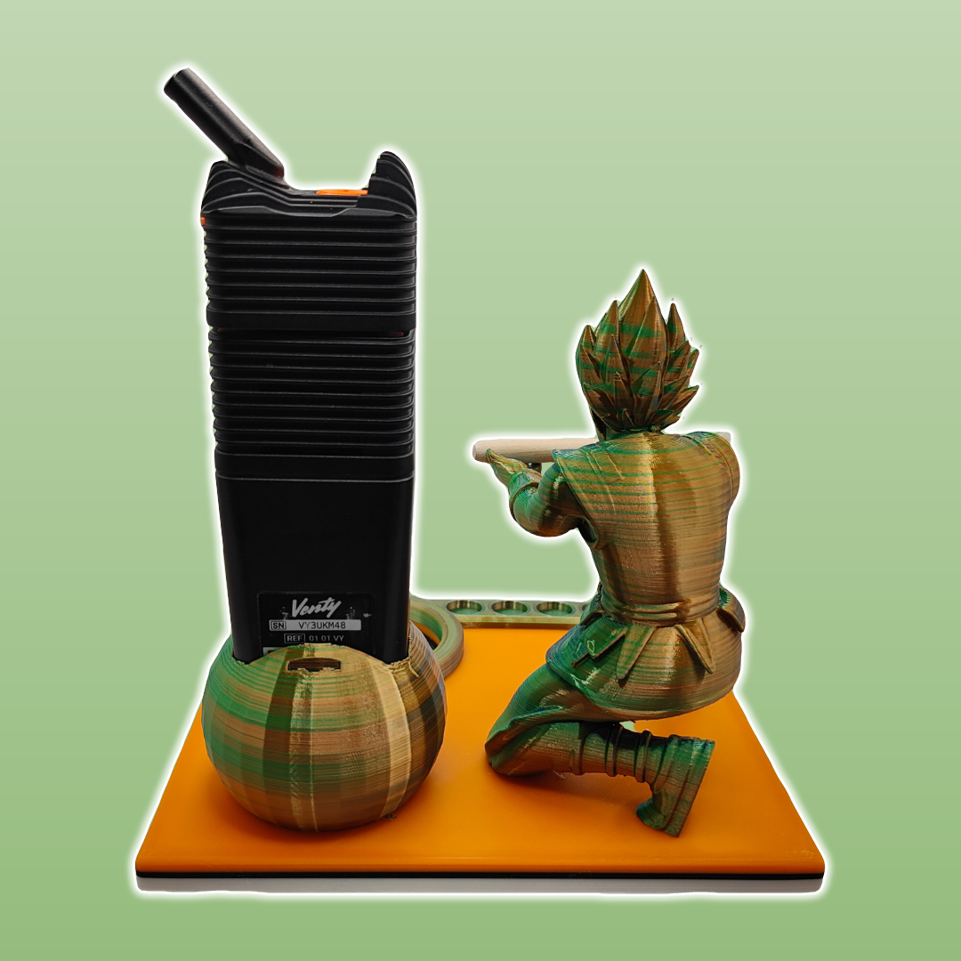 Vegeta Inspired Premium 3d Printed Vape Stand For Various Devices
