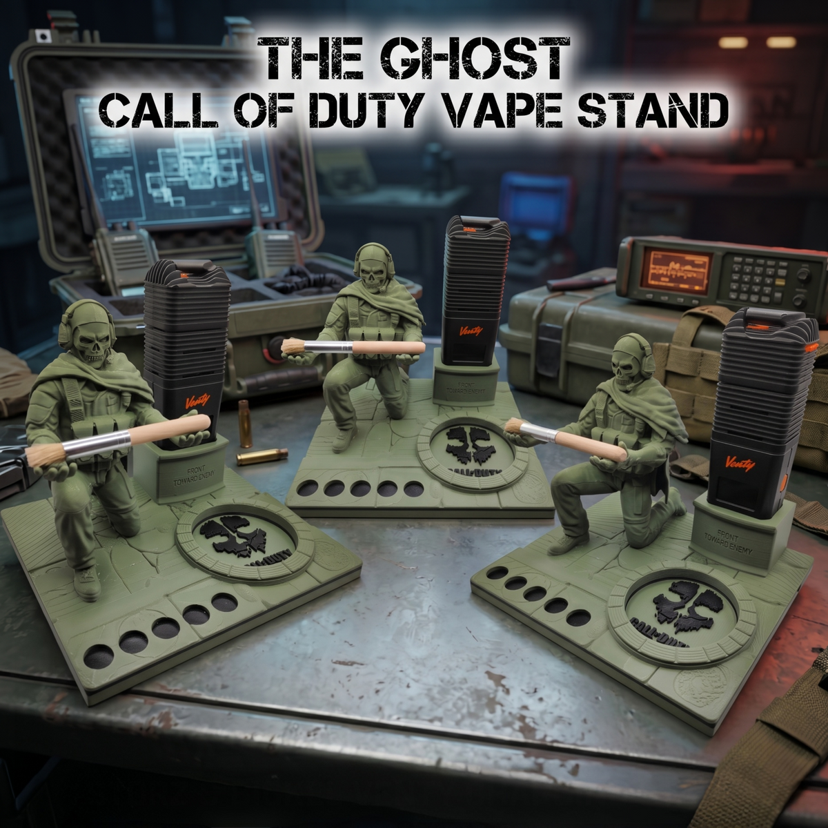 The Ghost Inspired 3d Printed Vape Stand For Various Devices