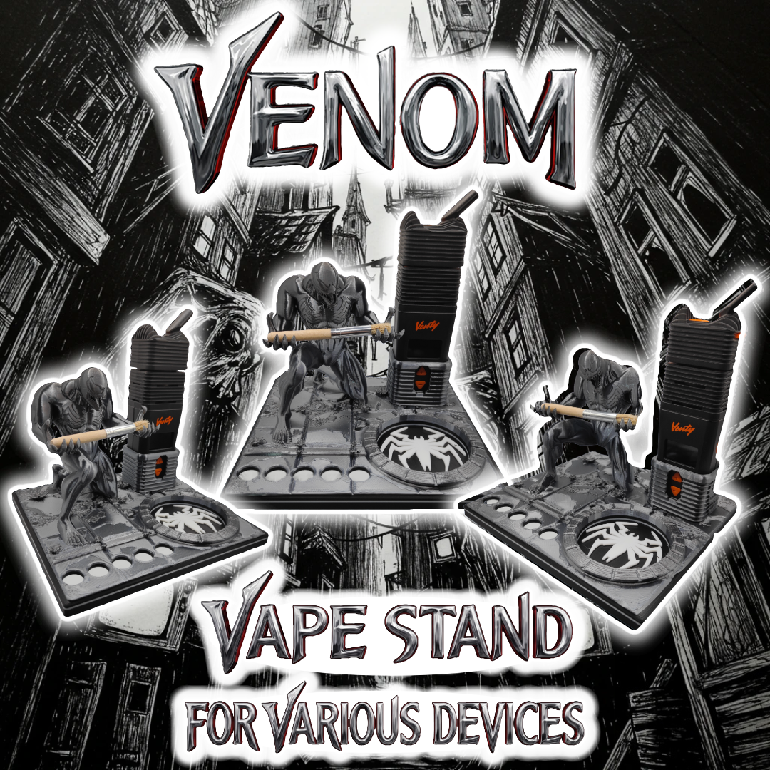 Venom Inspired Premium 3d Printed Vape Stand For Various Devices