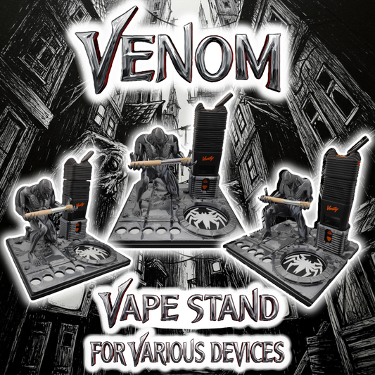 Venom Inspired Premium 3d Printed Vape Stand For Various Devices