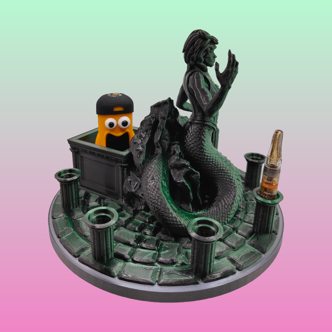 The Medusa– Custom 3D Printed 510 Cartridge & Battery Stand