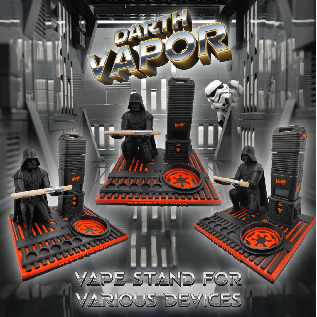 Darth Vapor Premium 3d Printed Vape Stand For Various Devices