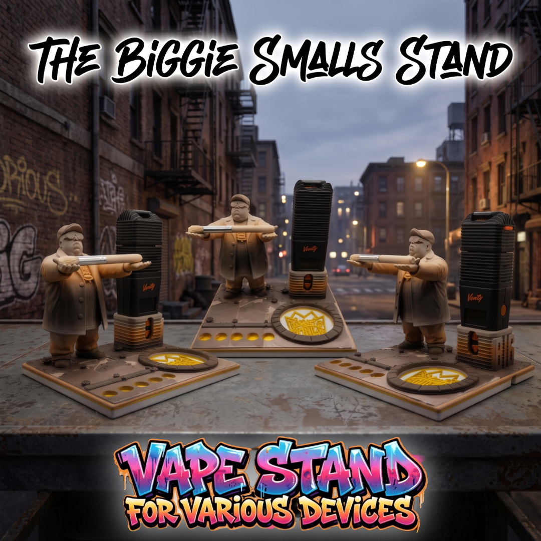 Biggie Smalls Inspired 3d Printed Vape Stand For Various Devices