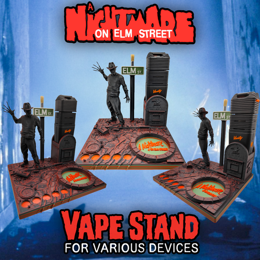 Nightmare on Elm Street Inspired Premium 3d Printed Vape Stand For Various Devices