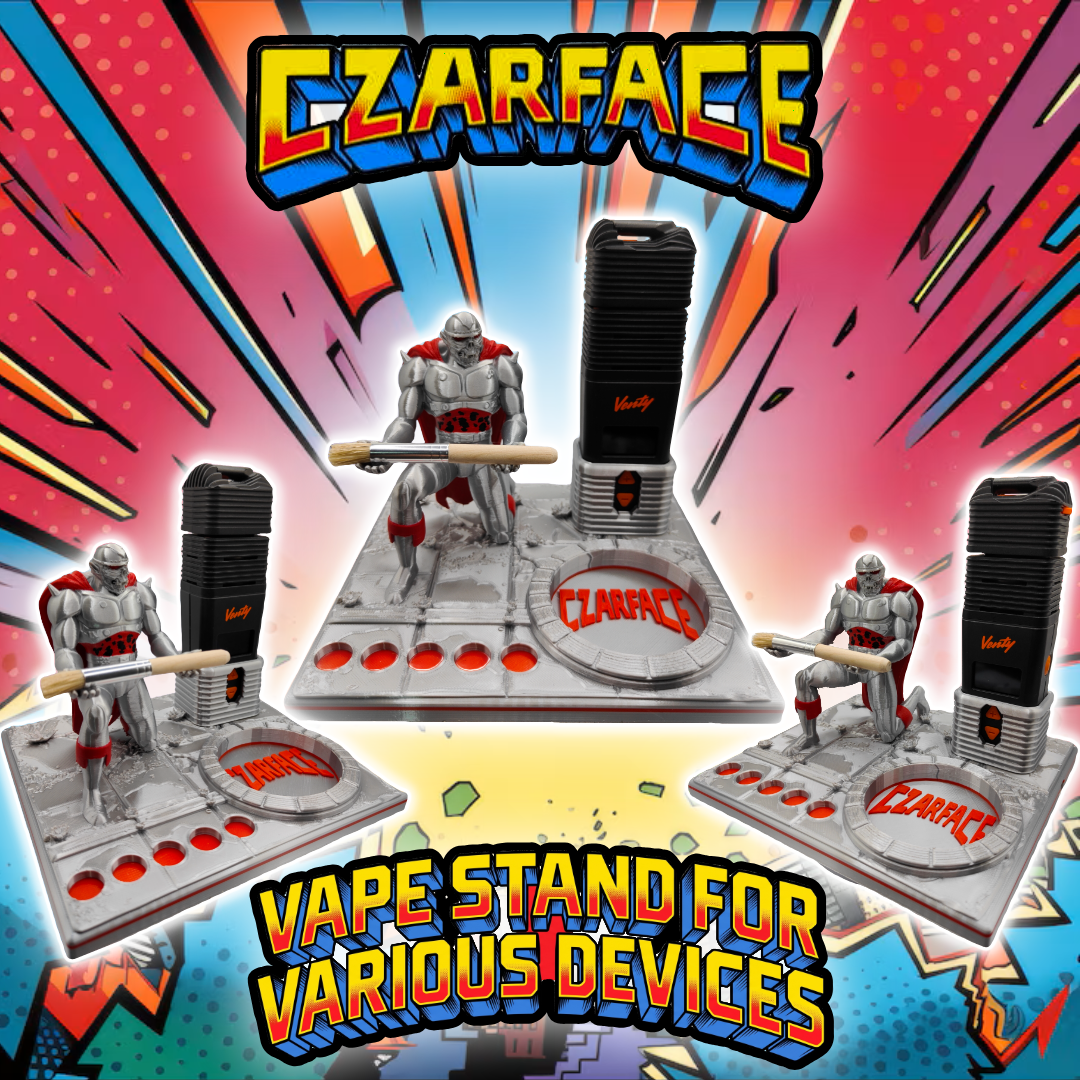 Czarface Inspired 3d Printed Vape Stand For Various Devices