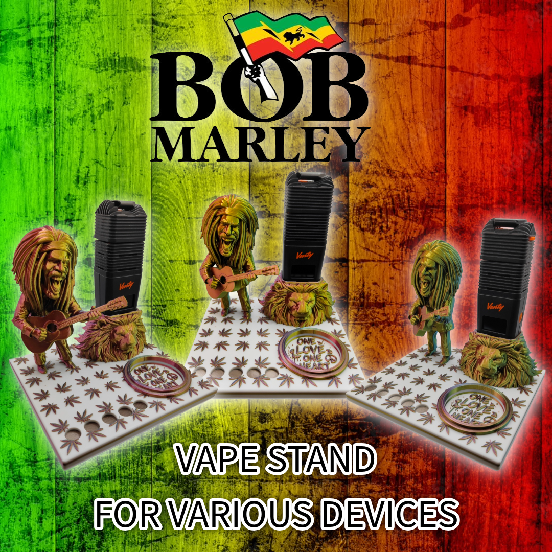 Bob Marley Inspired Premium 3d Printed Vape Stand For Various Devices