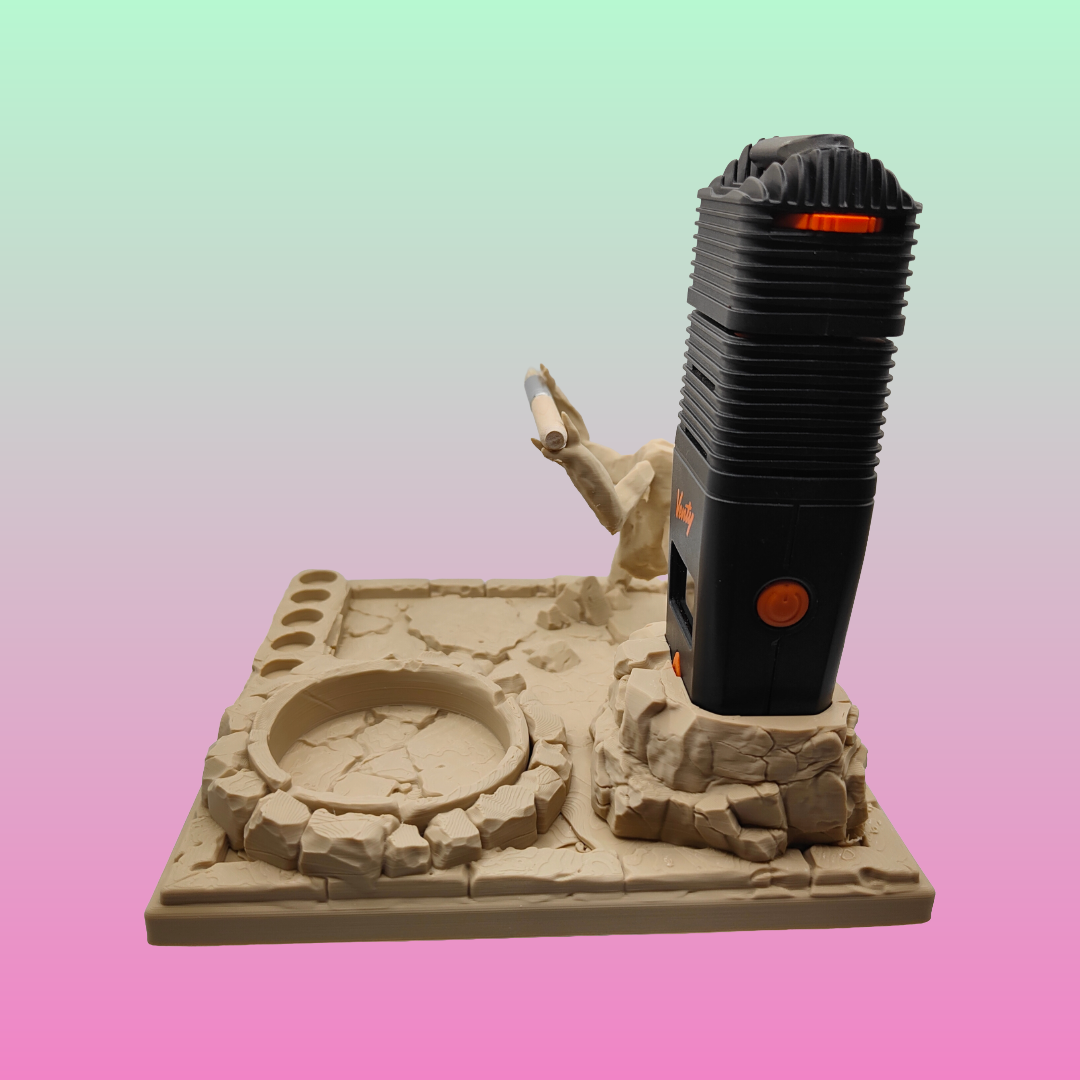 Rocky Inspired 3d Printed Vape Stand For Various Devices
