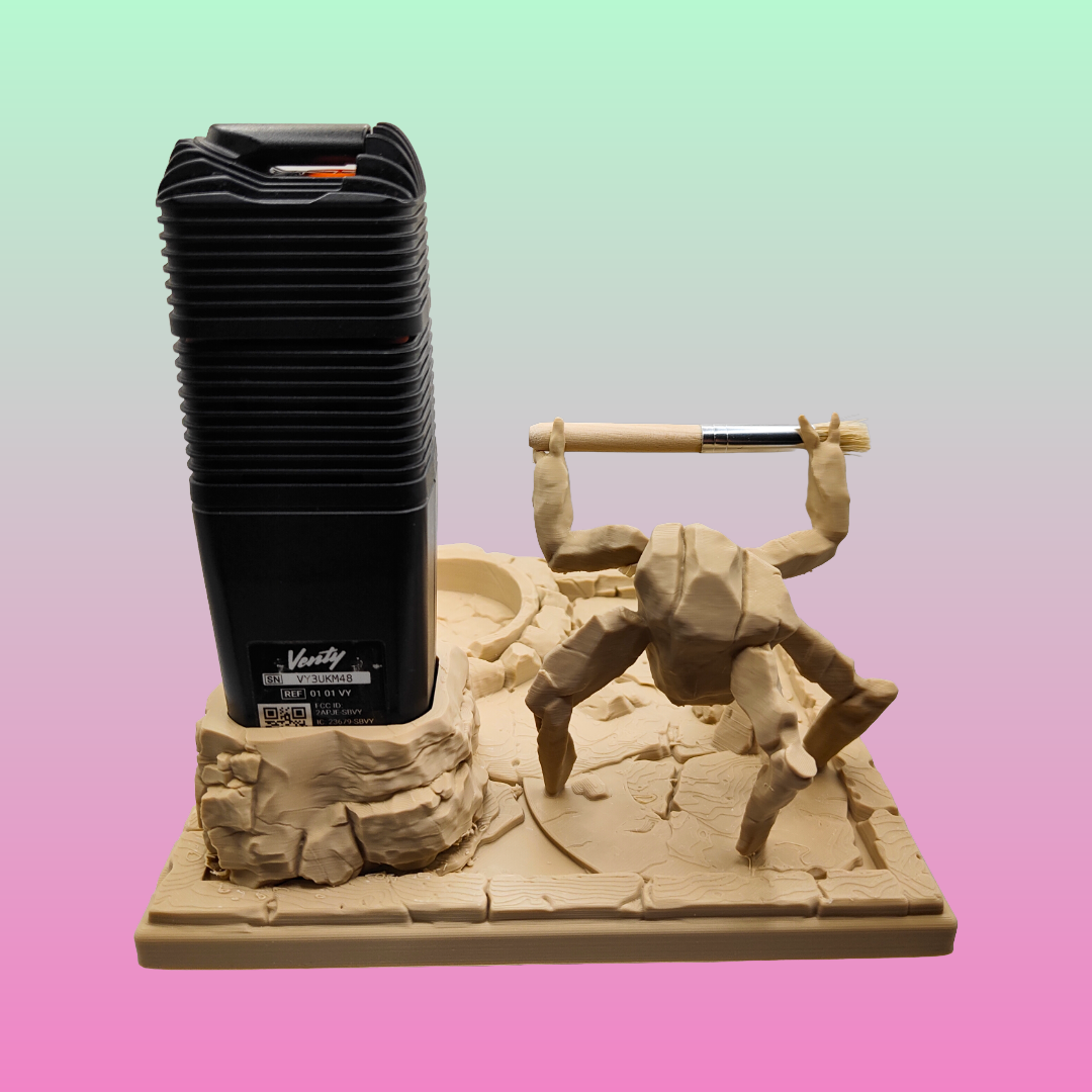Rocky Inspired 3d Printed Vape Stand For Various Devices