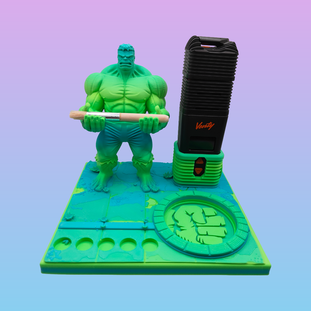 The Hulk Inspired Premium 3d Printed Vape Stand For Various Devices