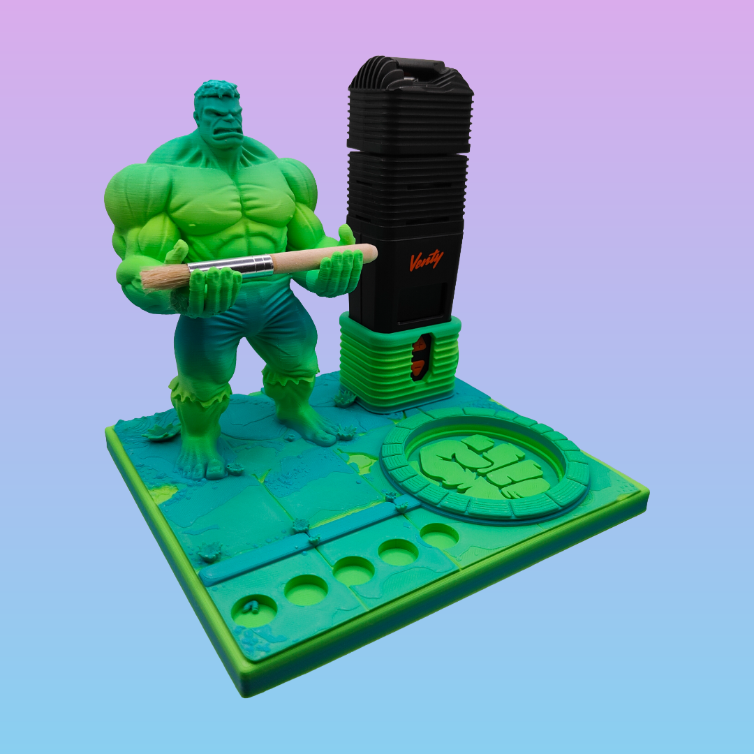 The Hulk Inspired Premium 3d Printed Vape Stand For Various Devices