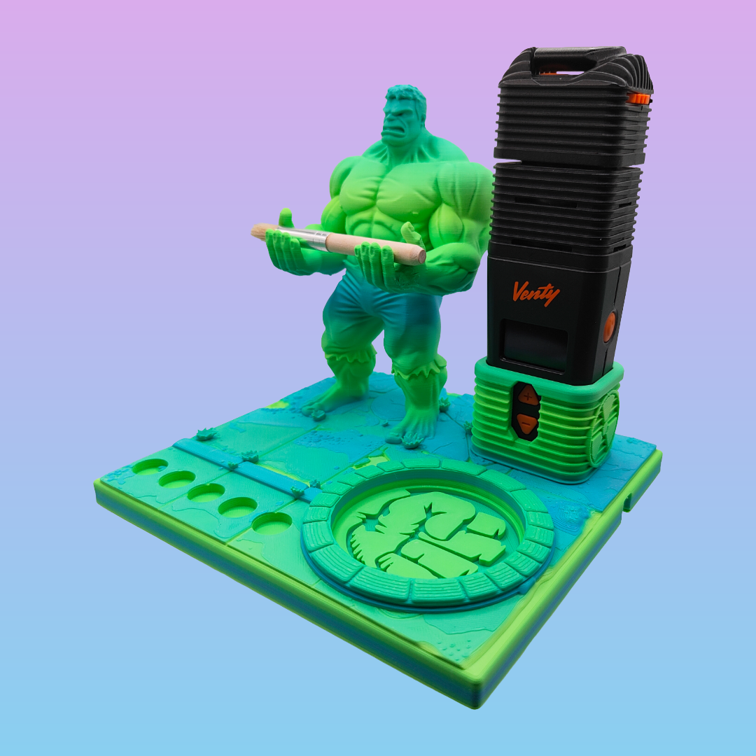 The Hulk Inspired Premium 3d Printed Vape Stand For Various Devices