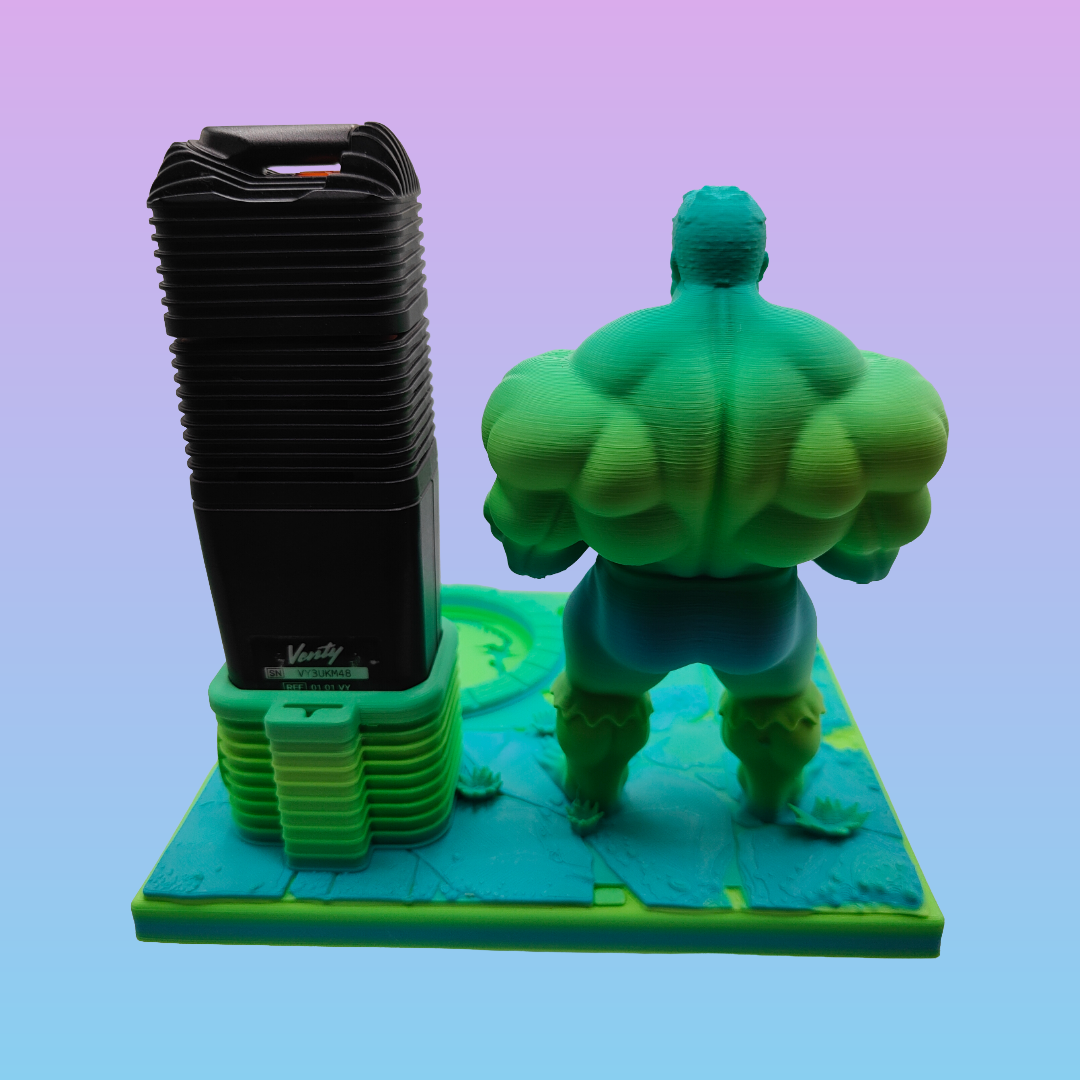 The Hulk Inspired Premium 3d Printed Vape Stand For Various Devices