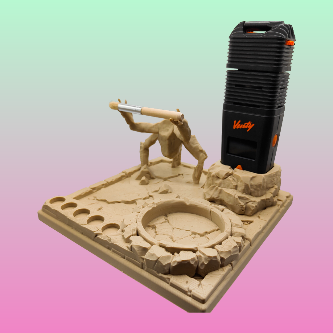 Rocky Inspired 3d Printed Vape Stand For Various Devices