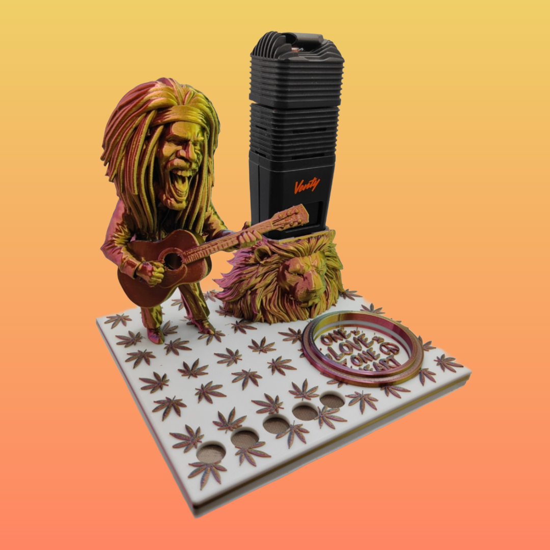 Bob Marley Inspired Premium 3d Printed Vape Stand For Various Devices