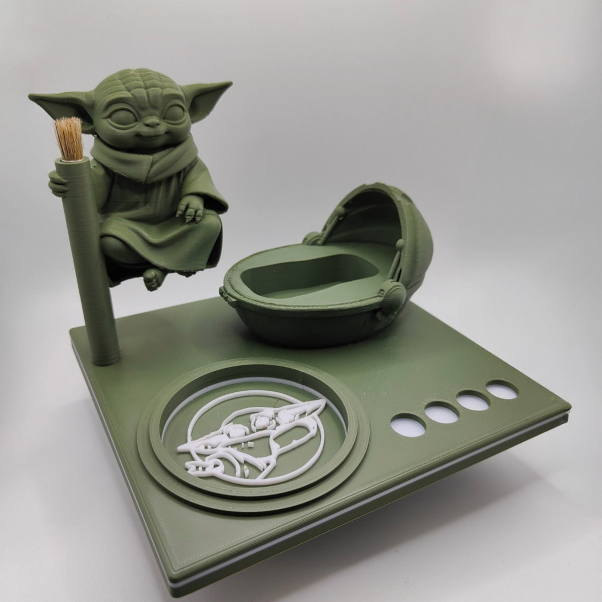 Grogu Inspired 3d Printed Vape Stand For Various Devices