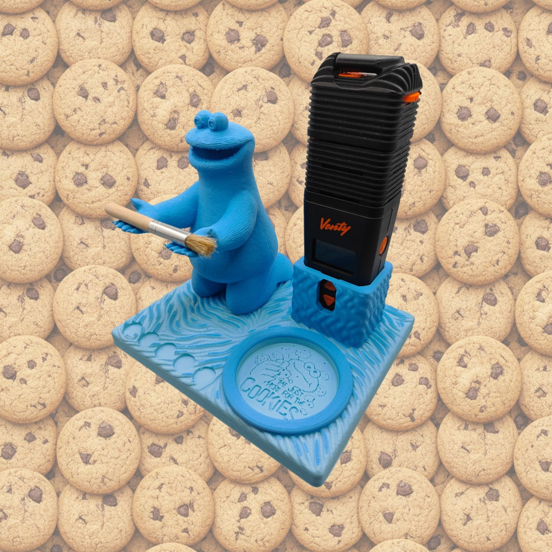 COOKIE MONSTER Inspired 3d Printed Stand For Various Devices