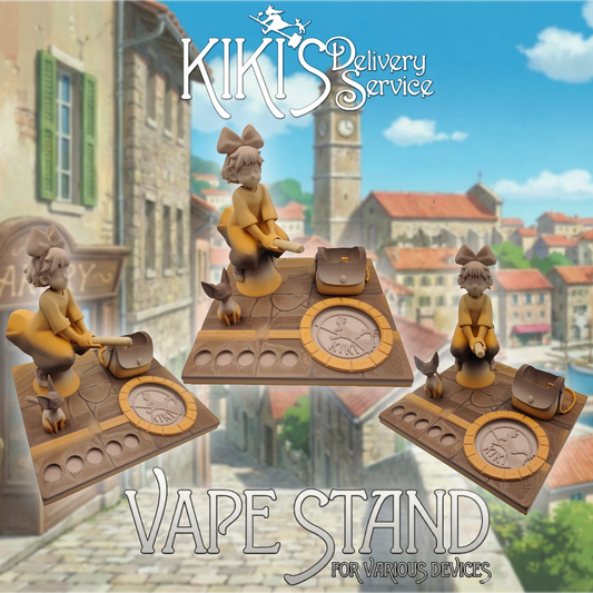 kikis Delivery Service Inspired 3d Printed Vape Stand For Various Devices