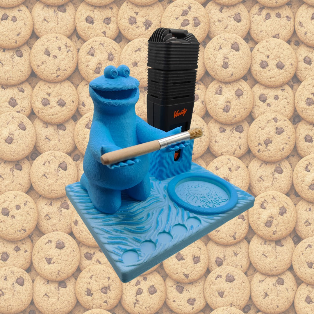COOKIE MONSTER Inspired 3d Printed Stand For Various Devices