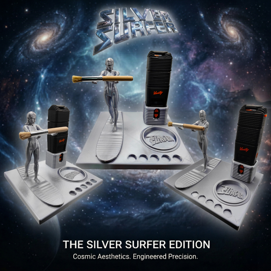 The Silver Surfer Inspired 3d Printed Vape Stand For Various Devices