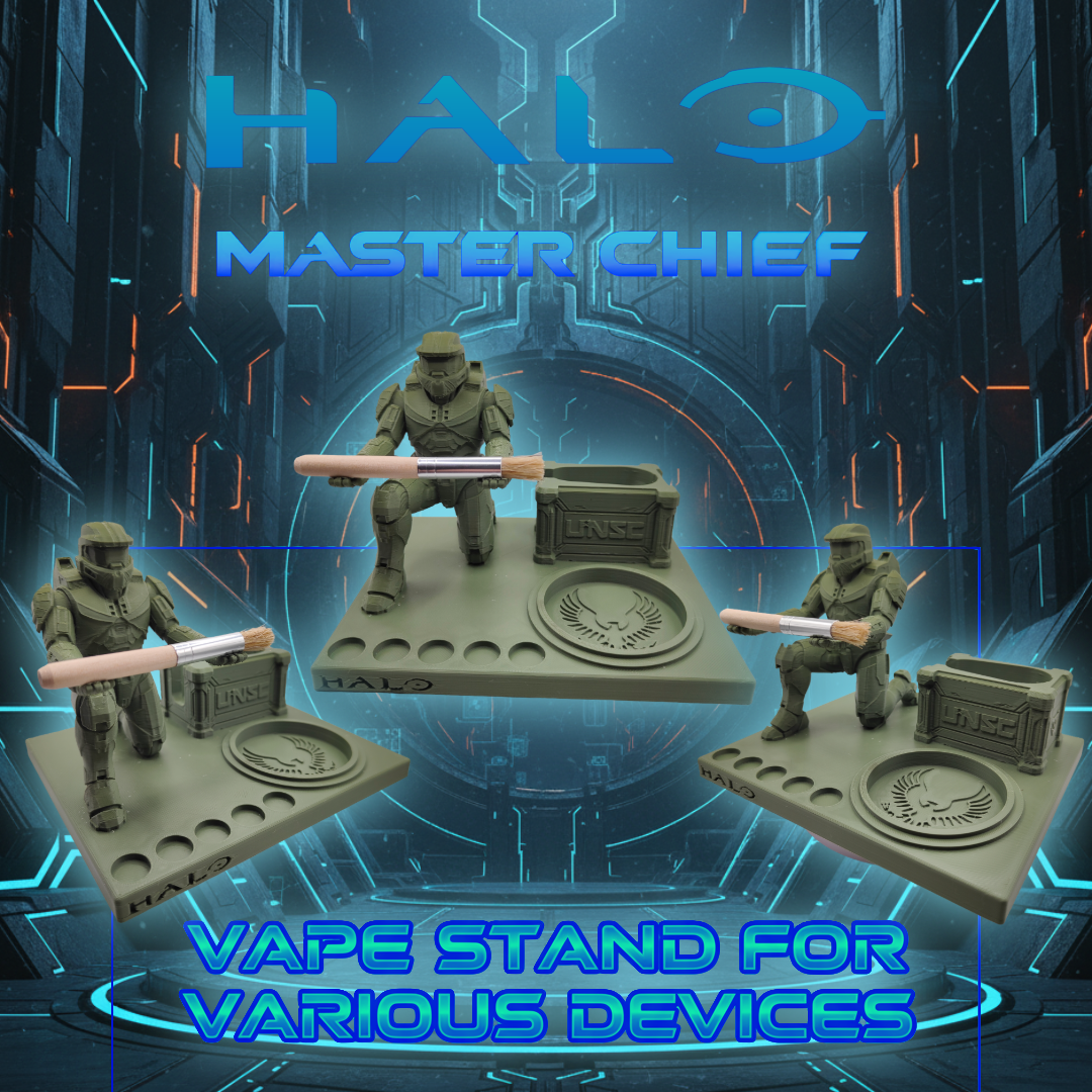 HALO - MASTER CHIEF Inspired 3d Printed Stand For Various Devices
